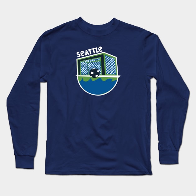 Seattle Goal Long Sleeve T-Shirt by MAS Design Co